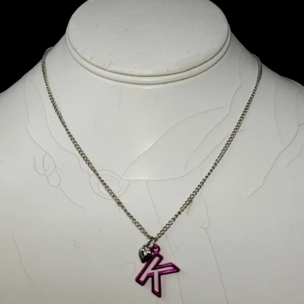 GIRLS MONOGRAM HOT PINK LETTER 